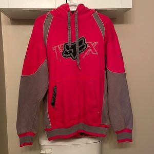 Red and Grey Fox Riders Co Sweater size M